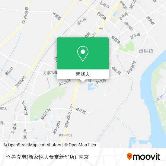 怪兽充电(新家悦大食堂新华店)地图