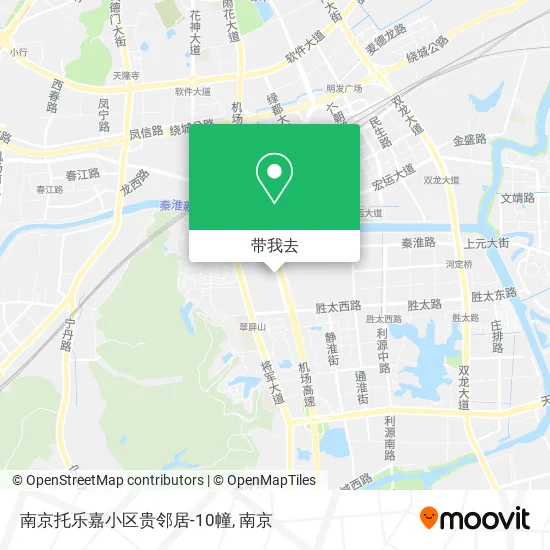 南京托乐嘉小区贵邻居-10幢地图