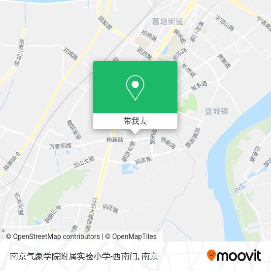南京气象学院附属实验小学-西南门地图