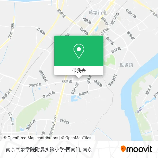 南京气象学院附属实验小学-西南门地图