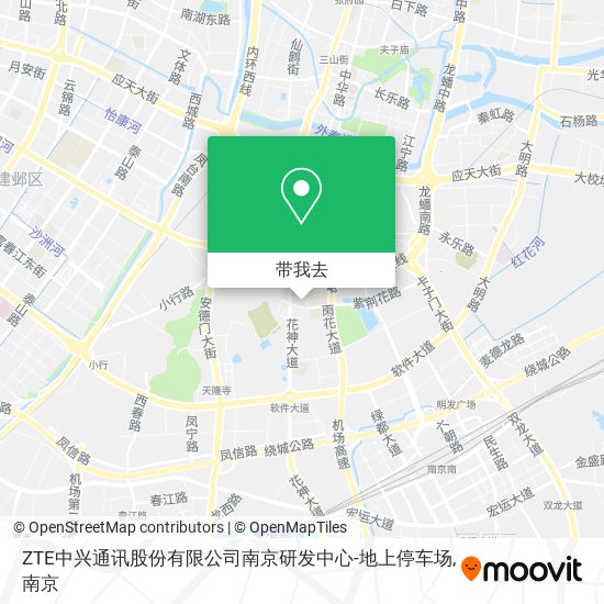 ZTE中兴通讯股份有限公司南京研发中心-地上停车场地图