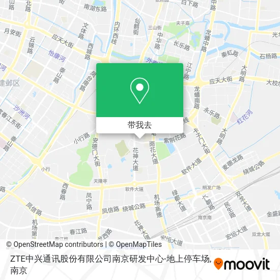 ZTE中兴通讯股份有限公司南京研发中心-地上停车场地图