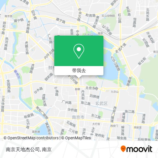 南京天地杰公司地图