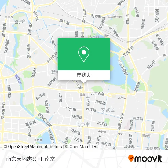 南京天地杰公司地图