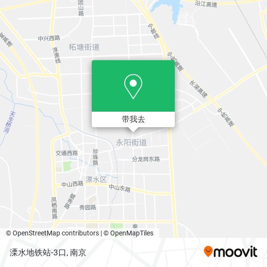 溧水地铁站-3口地图