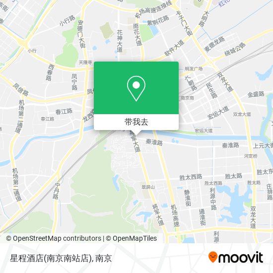 星程酒店(南京南站店)地图