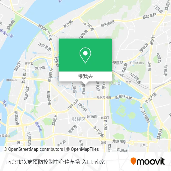 南京市疾病预防控制中心停车场-入口地图