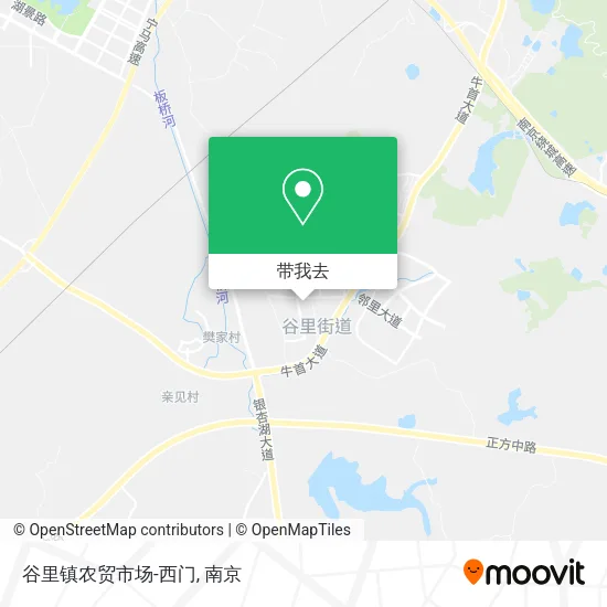 谷里镇农贸市场-西门地图