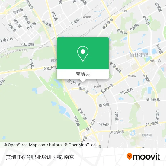 艾瑞IT教育职业培训学校地图