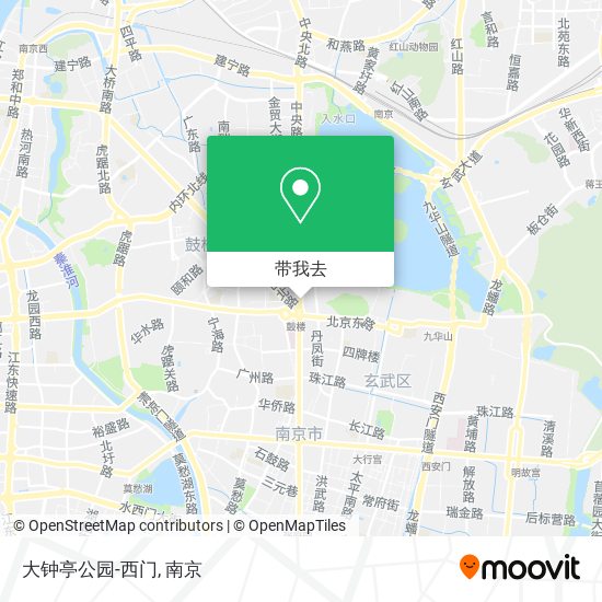 大钟亭公园-西门地图
