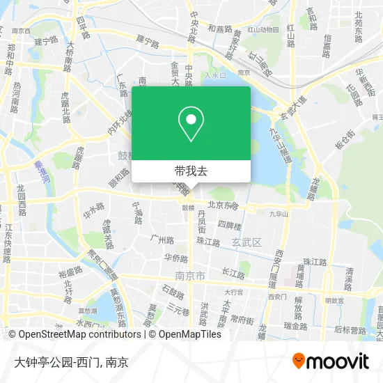 大钟亭公园-西门地图