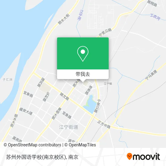 苏州外国语学校(南京校区)地图