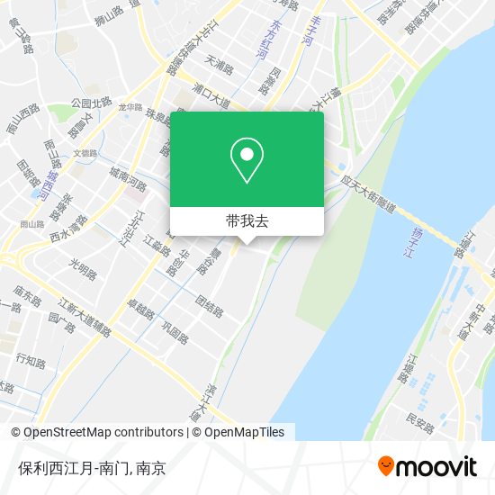 保利西江月-南门地图