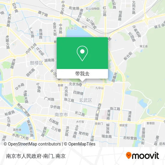 南京市人民政府-南门地图