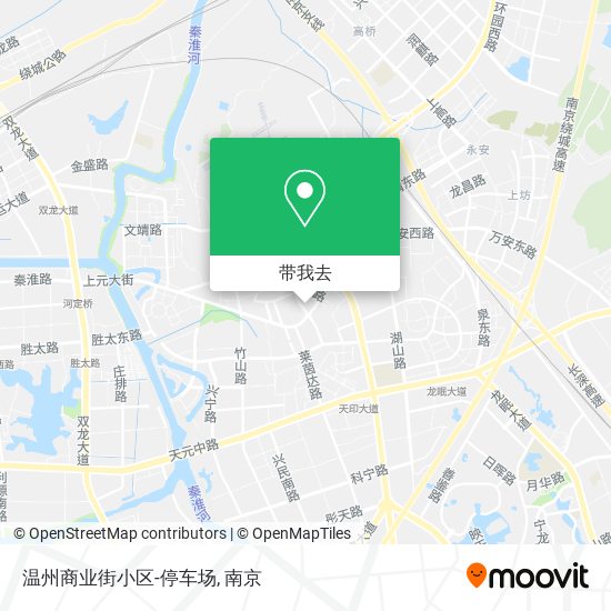 温州商业街小区-停车场地图