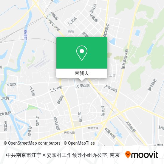 中共南京市江宁区委农村工作领导小组办公室地图