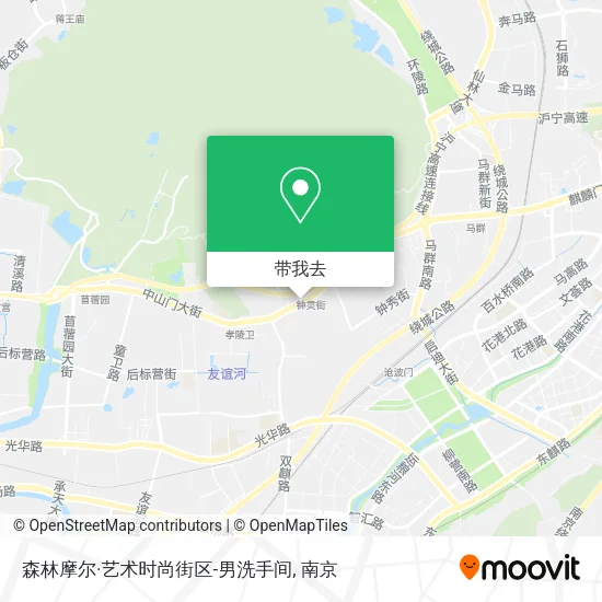 森林摩尔·艺术时尚街区-男洗手间地图