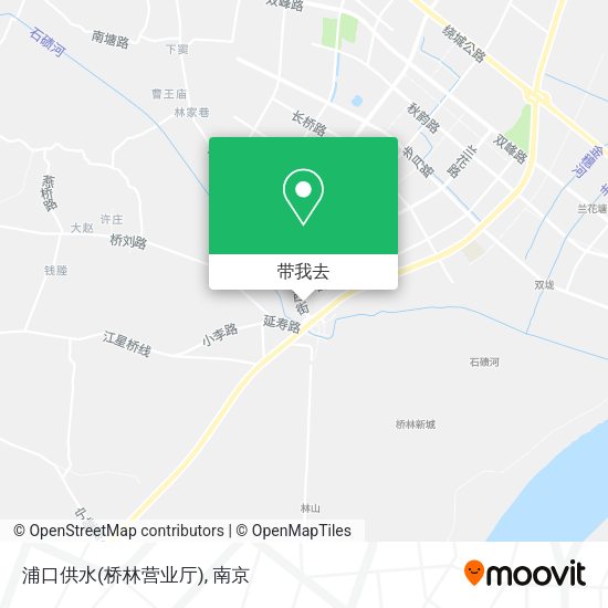 浦口供水(桥林营业厅)地图
