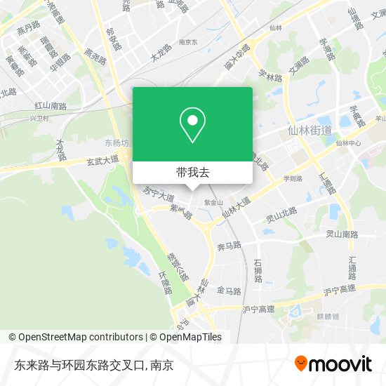 东来路与环园东路交叉口地图