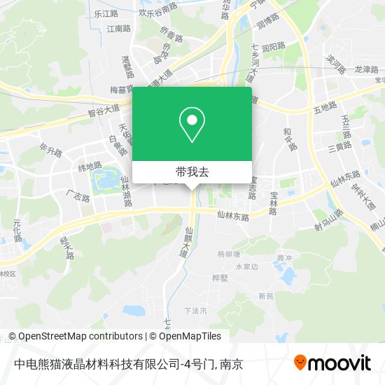 中电熊猫液晶材料科技有限公司-4号门地图