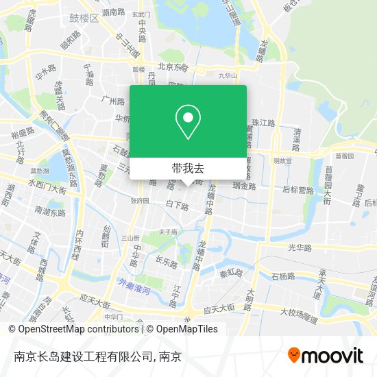 南京长岛建设工程有限公司地图