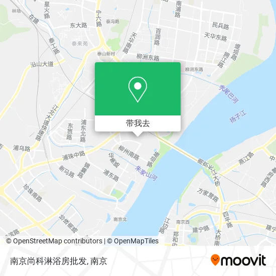 南京尚科淋浴房批发地图