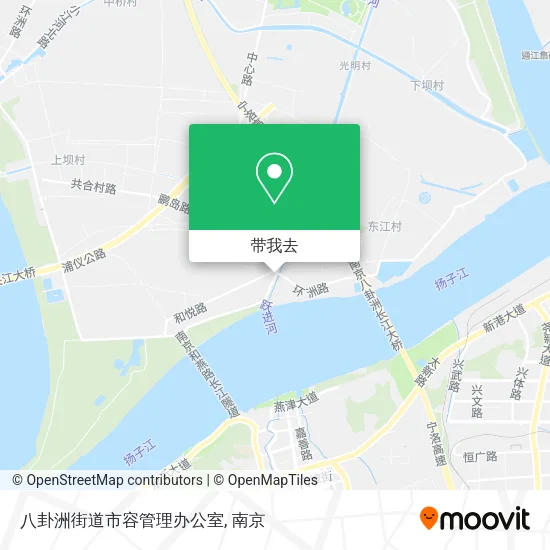 八卦洲街道市容管理办公室地图
