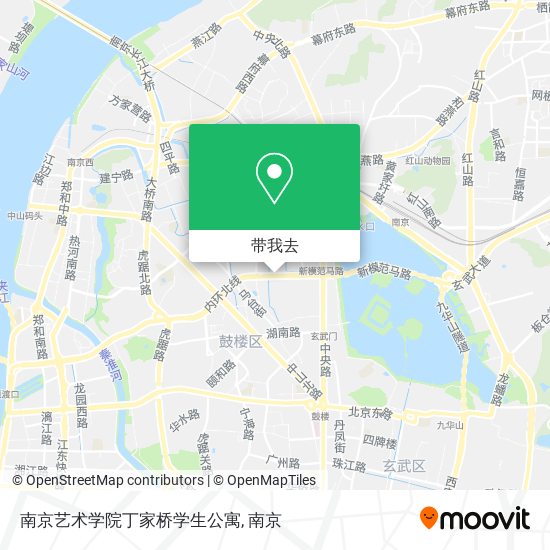 南京艺术学院丁家桥学生公寓地图