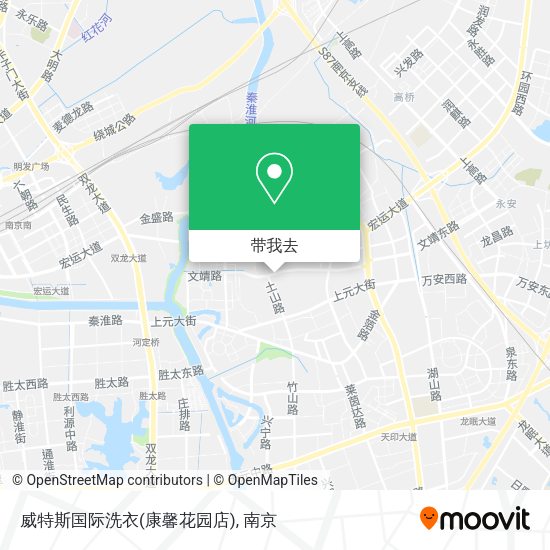 威特斯国际洗衣(康馨花园店)地图