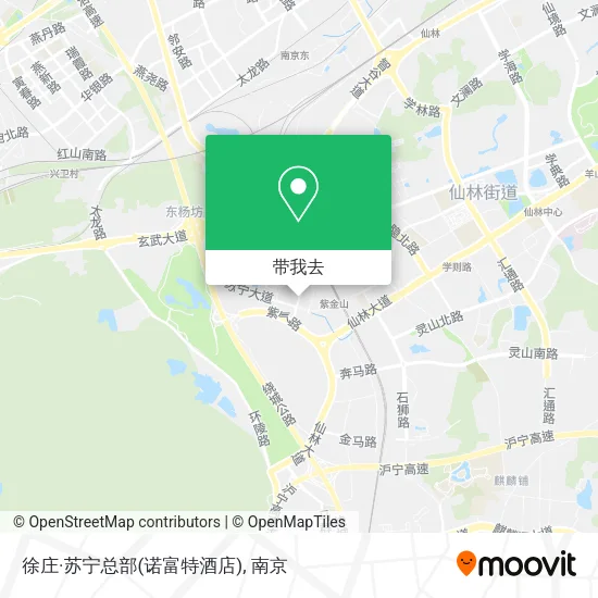 徐庄·苏宁总部(诺富特酒店)地图