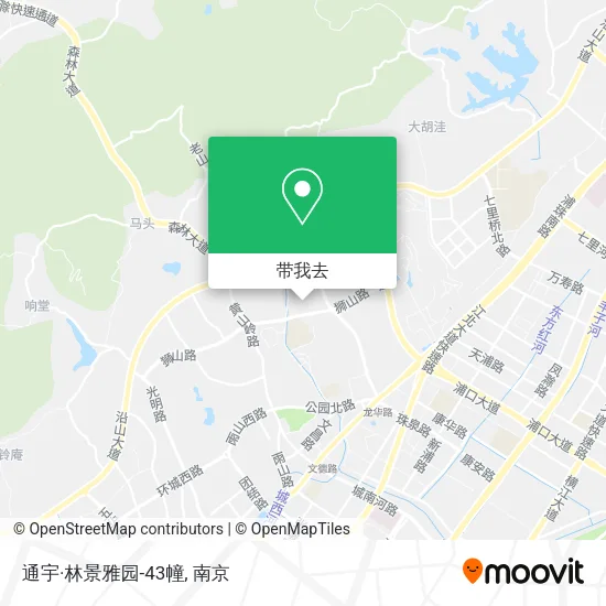 通宇·林景雅园-43幢地图