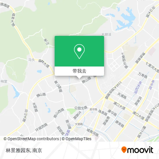 林景雅园东地图