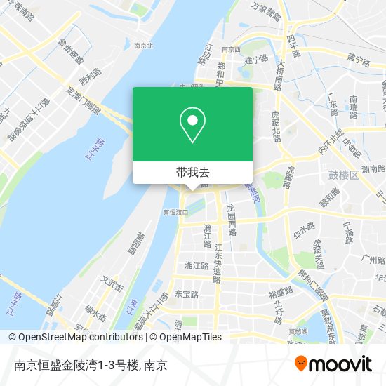 南京恒盛金陵湾1-3号楼地图