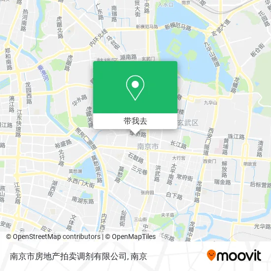 南京市房地产拍卖调剂有限公司地图