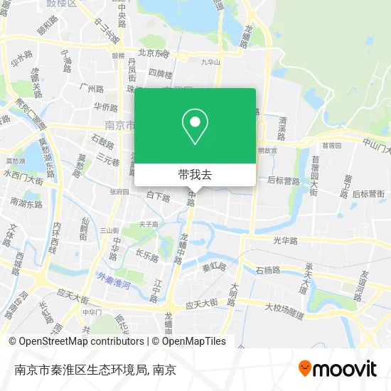 南京市秦淮区生态环境局地图
