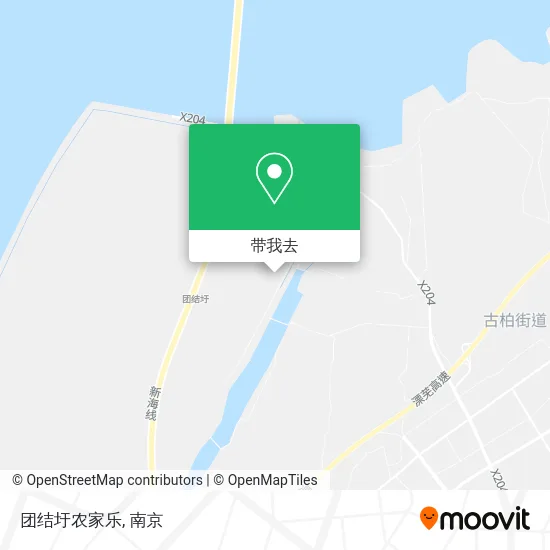 团结圩农家乐地图