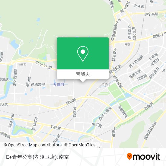 E+青年公寓(孝陵卫店)地图