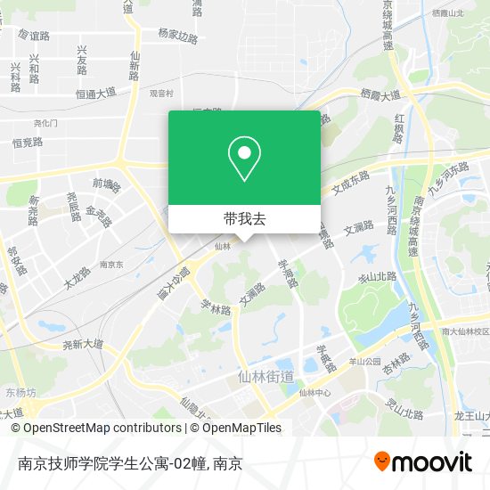 南京技师学院学生公寓-02幢地图