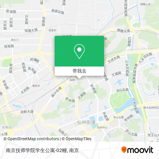 南京技师学院学生公寓-02幢地图