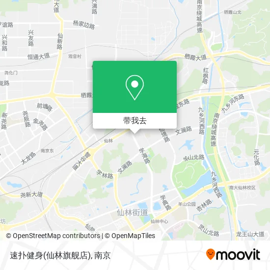速扑健身(仙林旗舰店)地图