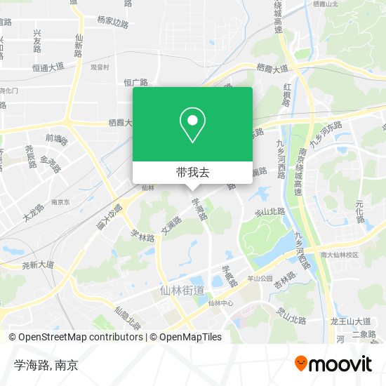 学海路地图