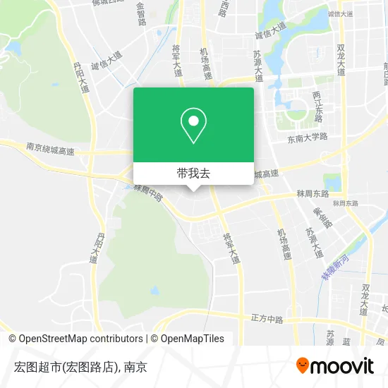 宏图超市(宏图路店)地图