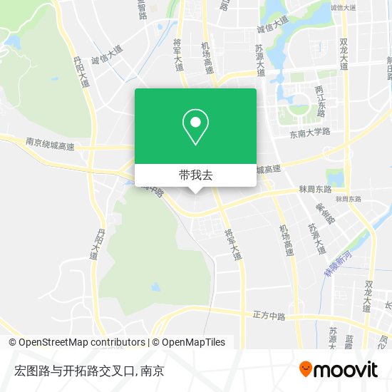 宏图路与开拓路交叉口地图