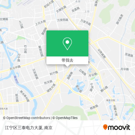 江宁区三泰电力大厦地图