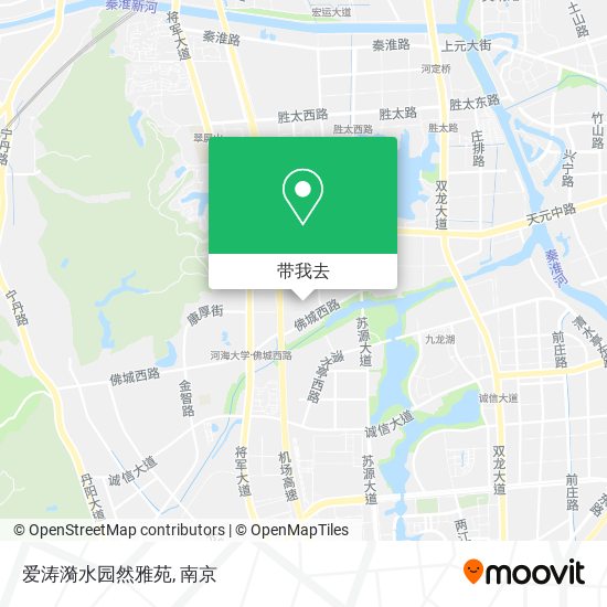 爱涛漪水园然雅苑地图
