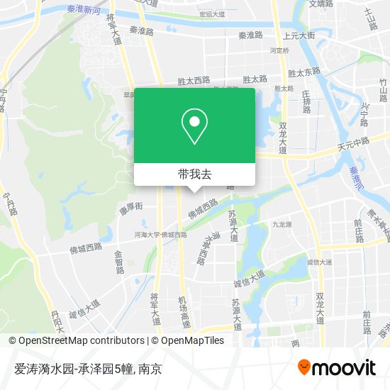 爱涛漪水园-承泽园5幢地图