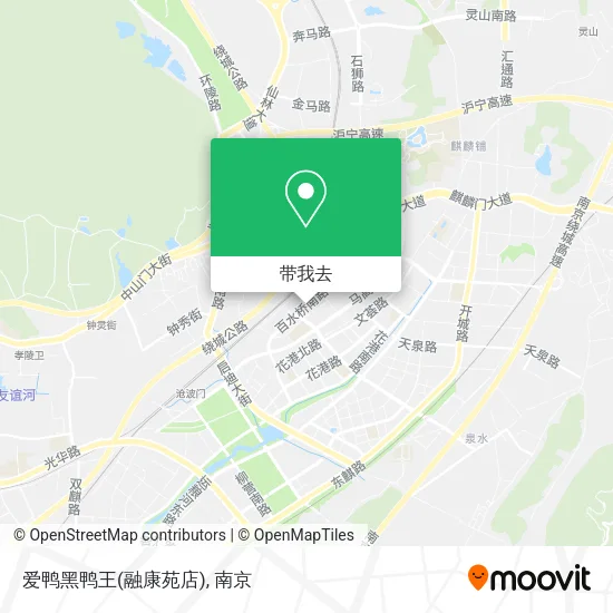 爱鸭黑鸭王(融康苑店)地图
