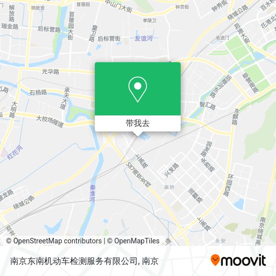 南京东南机动车检测服务有限公司地图