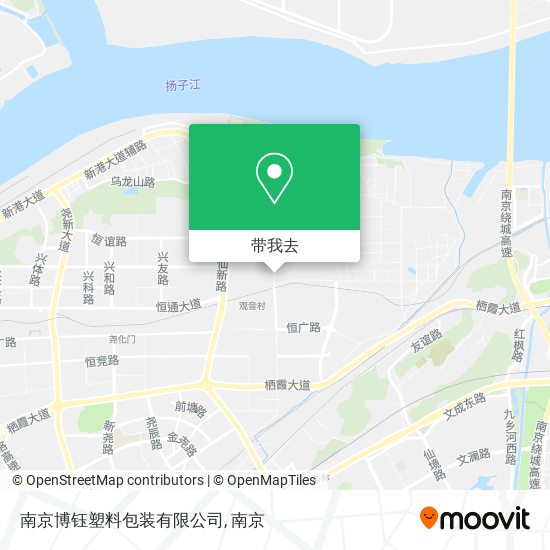 南京博钰塑料包装有限公司地图