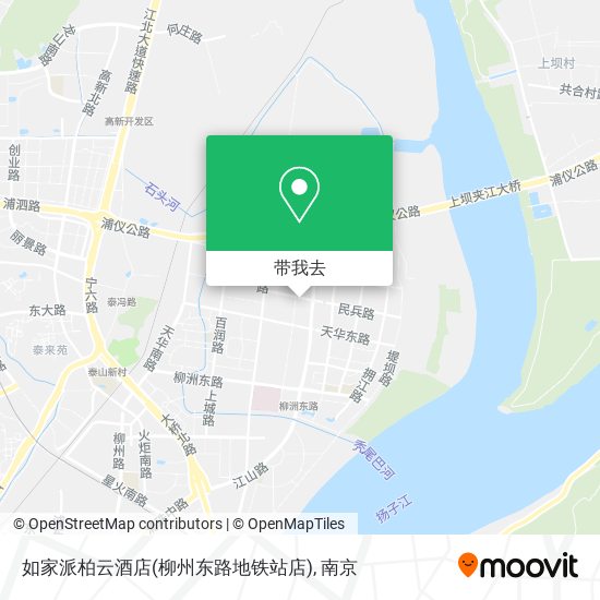 如家派柏云酒店(柳州东路地铁站店)地图